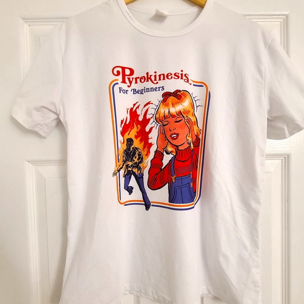 Steven Rhodes Pyrokinesis for Beginners t shirt
